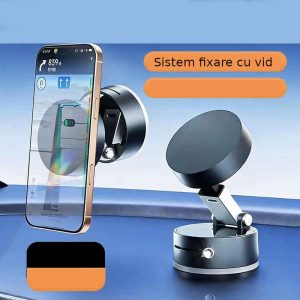 Suport magnetic telefon masina cu ventuza